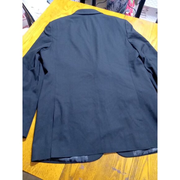 APT 9 Mens BLAZER 44L BLACK Preowned Coat Jacket Sport ? Evening SLIM FIT Used - Picture 8 of 12
